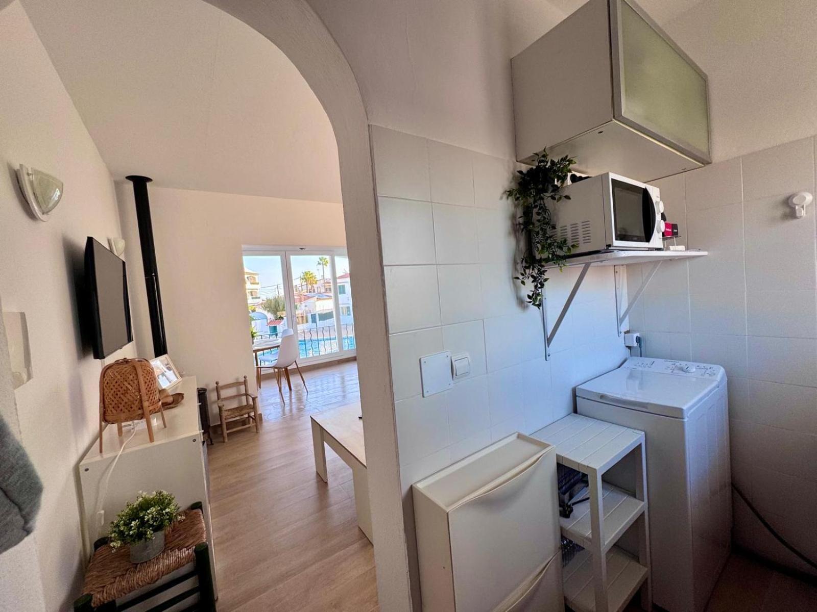 Precioso Apartamento Residencial Con Piscina Cala En Porter  Εξωτερικό φωτογραφία