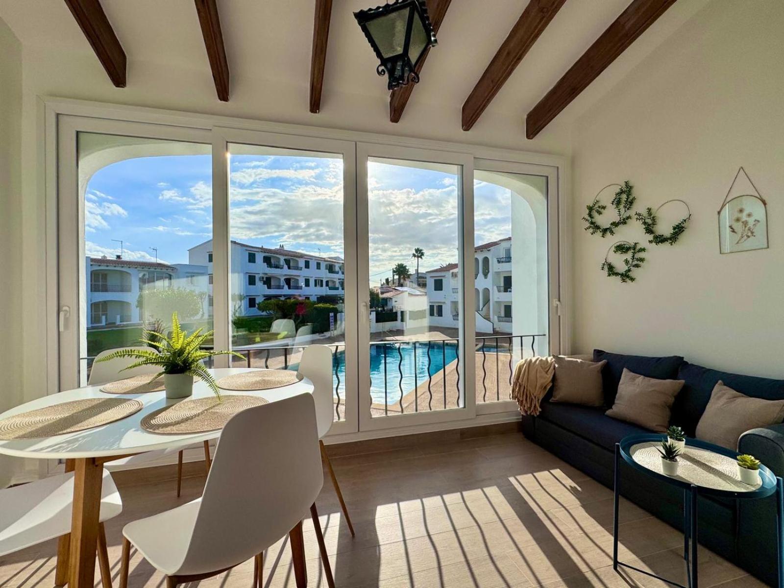Precioso Apartamento Residencial Con Piscina Cala En Porter  Εξωτερικό φωτογραφία